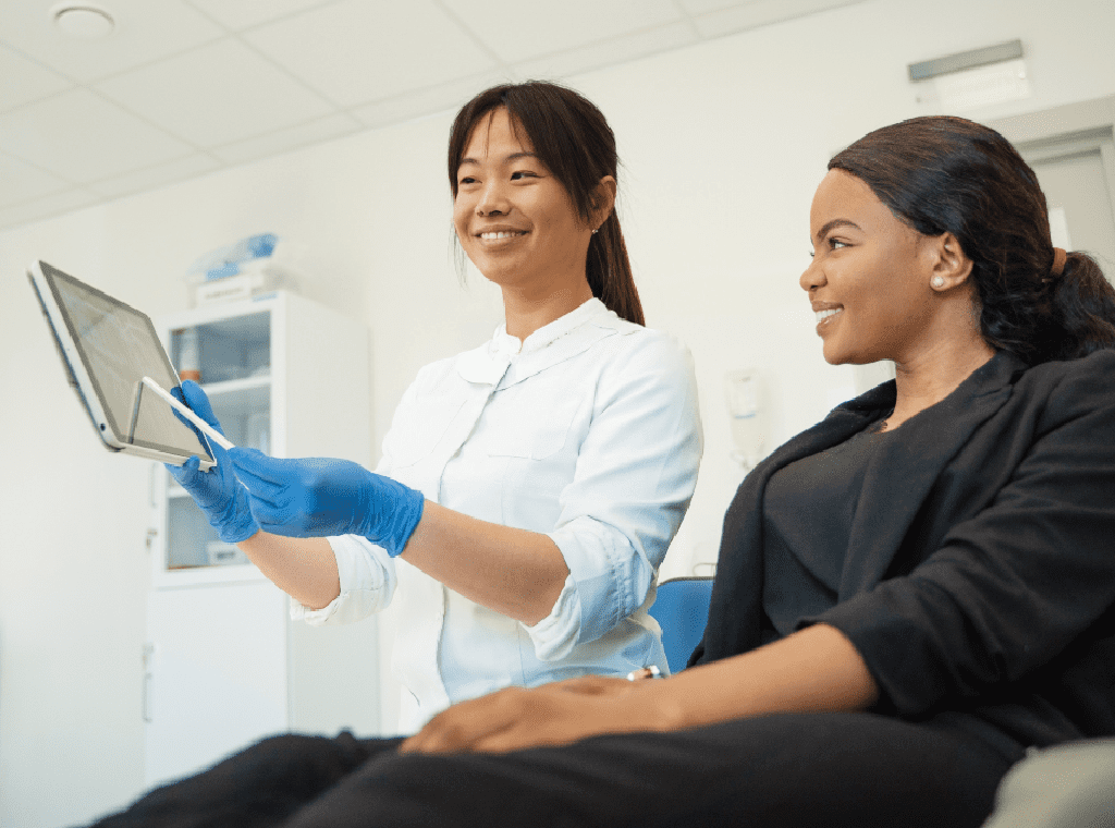 Dental Assistant with Patient