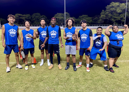 Intramural_flagfootball Flag football team
