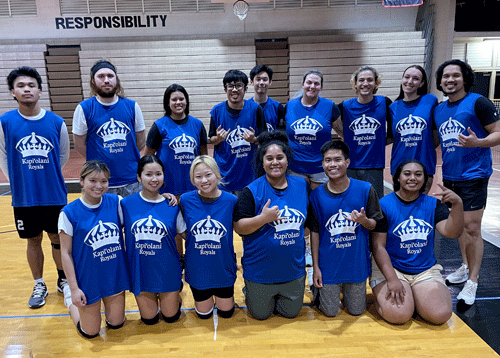 Indoor volleyball team